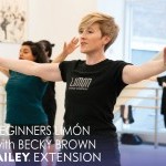 Becky Brown teaching in the Ailey studios