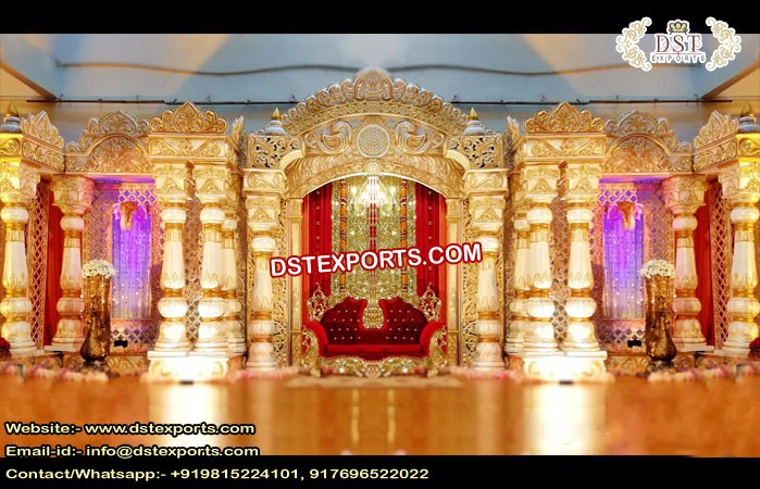 Grand South Asian Wedding Mandap Germany - This is Grand Wedding Mandap well crafted and made by DST EXPORTS. 