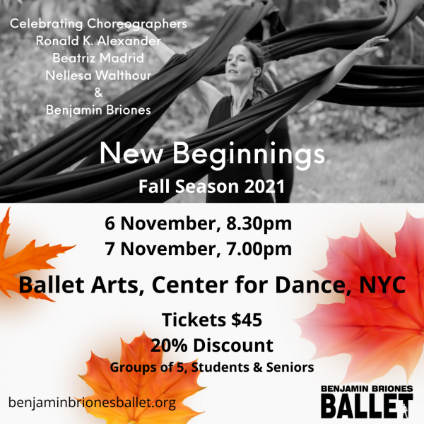 Benjamin Briones Ballet Fall Season