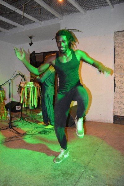 Sabar dancer Bakary Fall