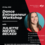 Join us online to learn about Dance As A Business!