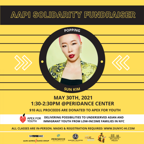 Popping with Sun Kim 1:30-2:30pm at Peridance Center. $10