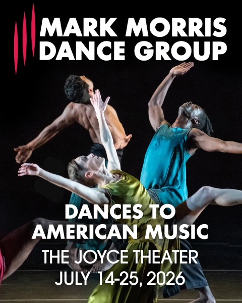 The Mark Morris Dance Group performing at the Joyce Theater. 
