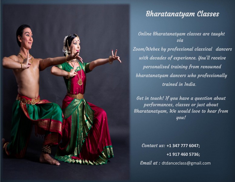  We offer different levels of  Indian classical dance Bharatanatyam online classes for Kids and Adults