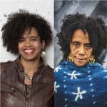 Headshots for two Black, female-identifying choreographers displayed side by side.