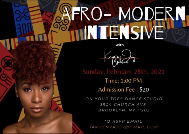 Afro- Modern Intensive with Kenya Joy Gibson