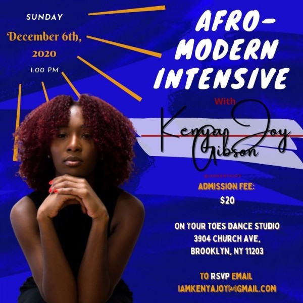 Afro- Modern Intensive with Kenya Joy Gibson