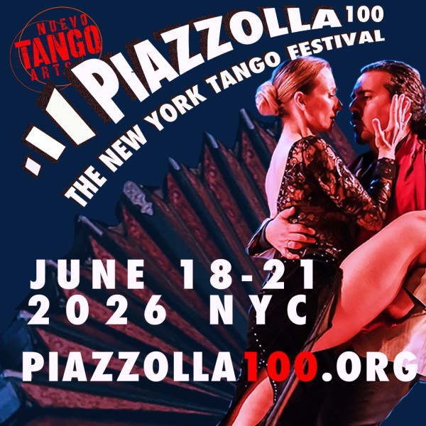 Tango Couple with large Bandoneon in the background