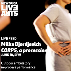 A single hazy figure with no head or face showing