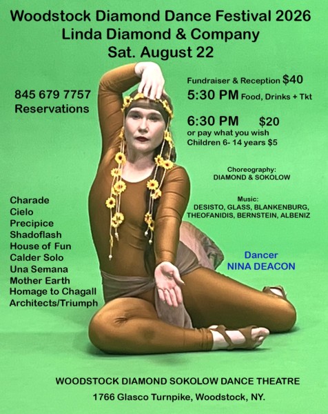 Linda Diamond & Company  Aug. 22 concert in Woodstock