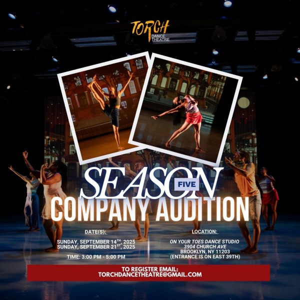 TORCH Dance Theatre's Season V - Company. Audition