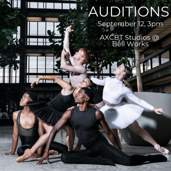 AXCBT company members and apprentices pictured at Bell Works