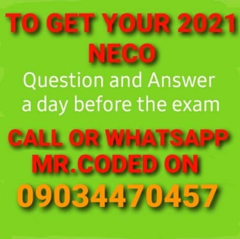 2021 Neco Chemistry Practical Questions and Answers,Expo/Runs