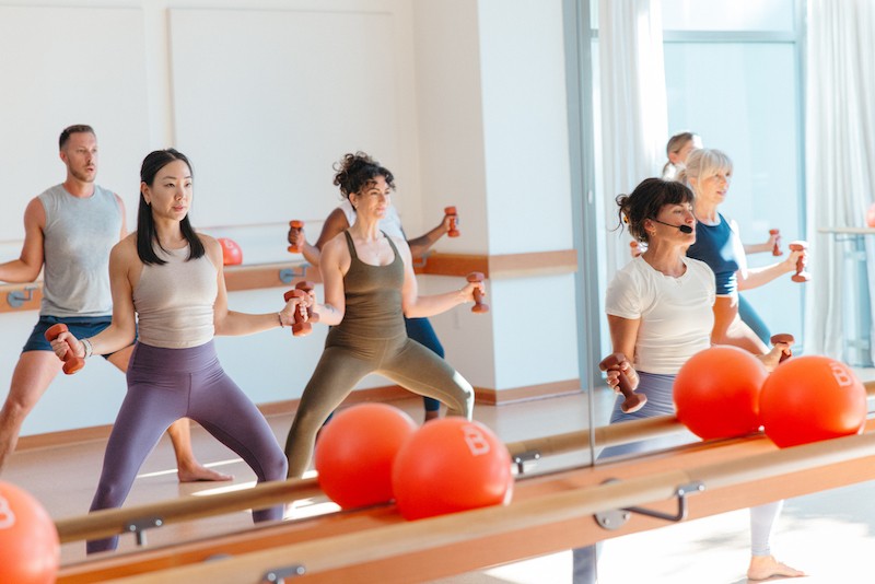 clients use weights in a barre3 Signature class