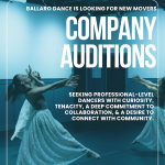 Three women lean backward with arms extended in front of their chest and right leg extended off the ground, in shades of blue. 