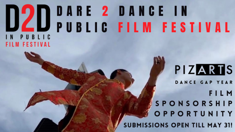 Dancer in front of sky