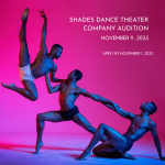 1 mail dancer is jumping while the 2 are holding him up with a pink background and blue tent 