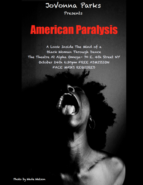 a Black woman with natural hair, head leaning back mouth opened as if screaming.