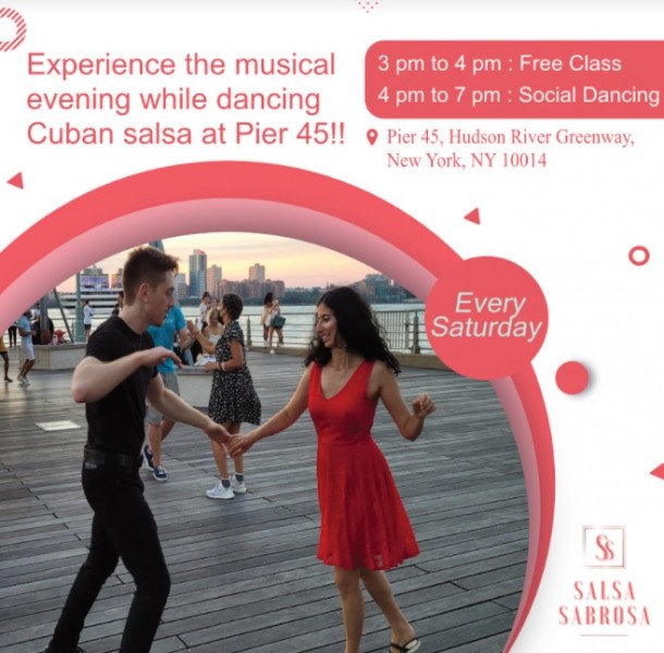 Every Saturday evening we all will be dancing at Pier 45