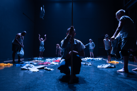 Photo featuring dancers on set and in costume