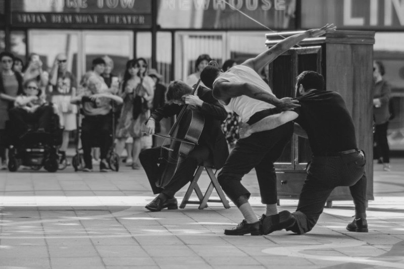 The Cello Player Performance Image