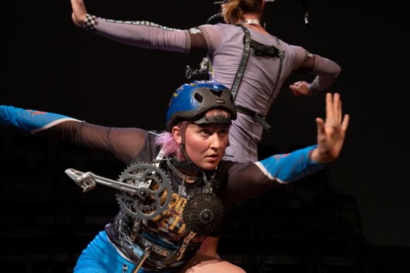 Featured artists in the Estrogenius festival in costume