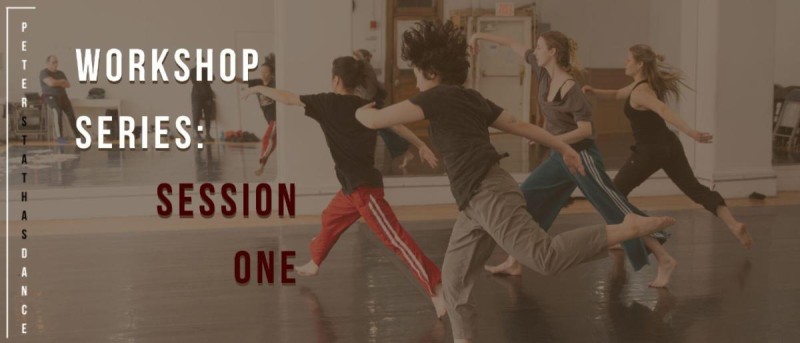 Flyer for the workshop, with the title and dancers in a class