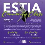 ESTIA Community Class Poster 