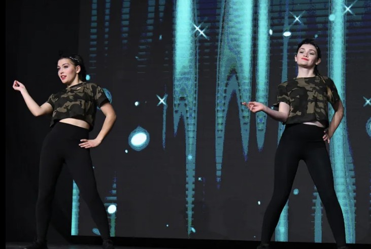 Dancers performing