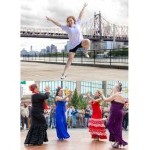 Photo from outdoor Queensboro Dance Festival event, celebrating dance and culture