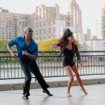 Photo from outdoor Queensboro Dance Festival event, celebrating dance and culture