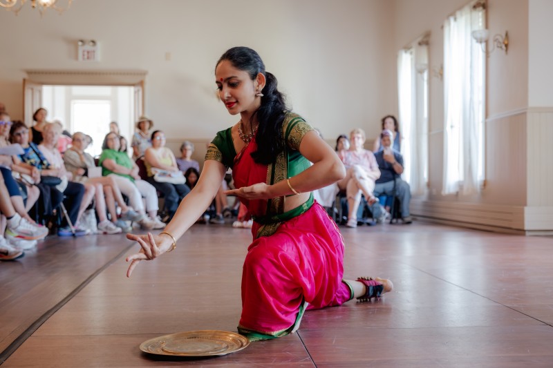 Photo from outdoor Queensboro Dance Festival event, celebrating dance and culture
