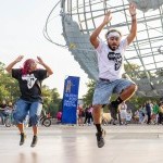 Photo from outdoor Queensboro Dance Festival event, celebrating dance and culture