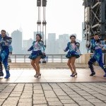 Photo from outdoor Queensboro Dance Festival event, celebrating dance and culture