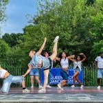 Photo from outdoor Queensboro Dance Festival event, celebrating dance and culture