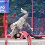 Photo from outdoor Queensboro Dance Festival event, celebrating dance and culture