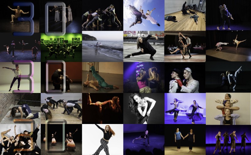 a collage of multiple dance companies
