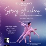 A man supports a woman in a pose of love. Both are dressed in pink with passionate looks of love.