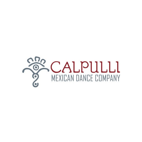Calpulli Mexican Dance Company logo on white background. 