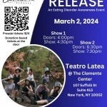 An image of the event flyer for Release, an Eating Disorder Awareness Event