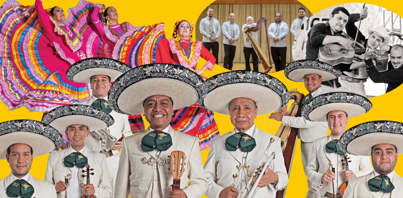  festive program will feature four world-renowned ensembles on stage presenting traditional Mexican music and dance