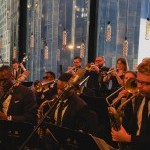 The Louis Armstrong Orchestra performing live.