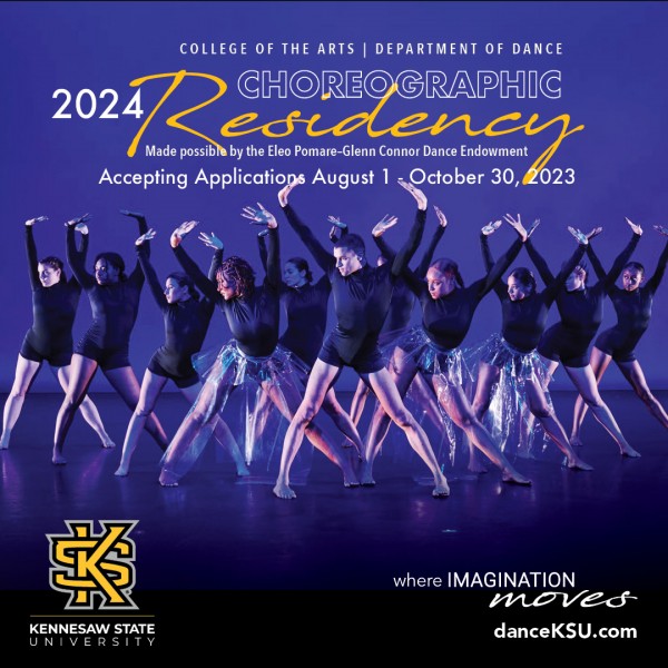 A Call for Choreographers for the Kennesaw State University's Choreographic Residency 