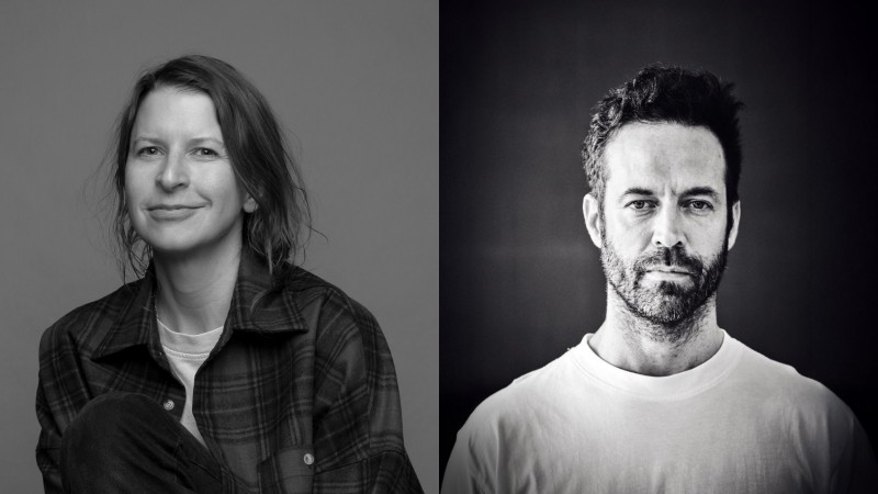 Azure Barton and Benjamin Millepied