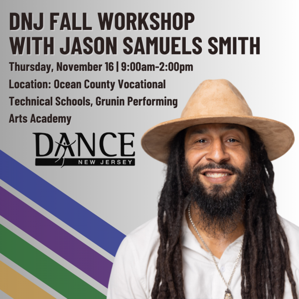Headshot of Jason Samuels Smith, teacher of the workshop, wearing a white shirt, brown hat, and a necklace.