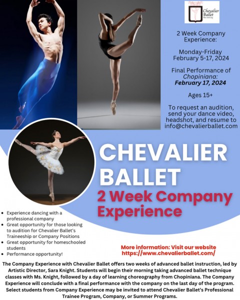 Chevalier Ballet Company Flyer