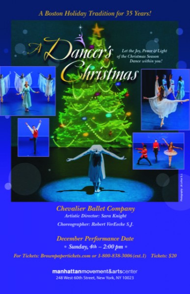 A Dancer's Christmas Flyer