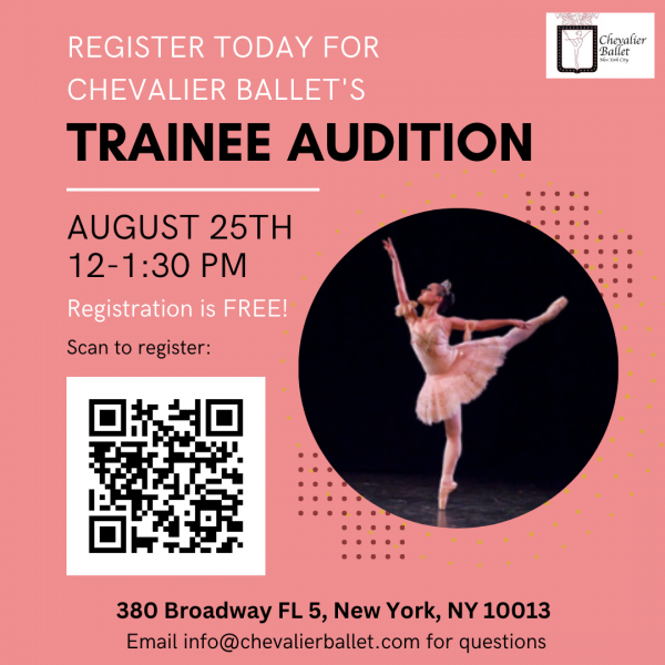 Trainee Audition Flyer