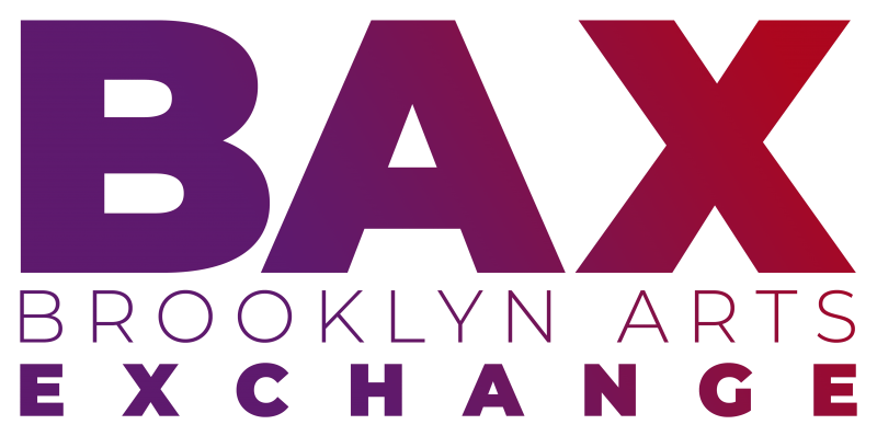 BAX Stacked Gradient Logo from Deep Purple to Deep Red