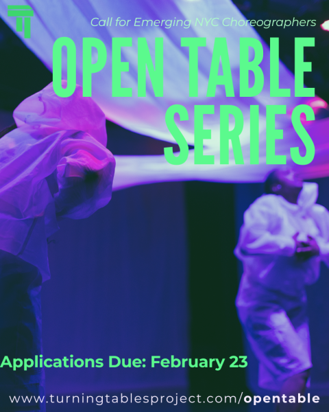 Open Table Series: Call for Emerging Choreographers